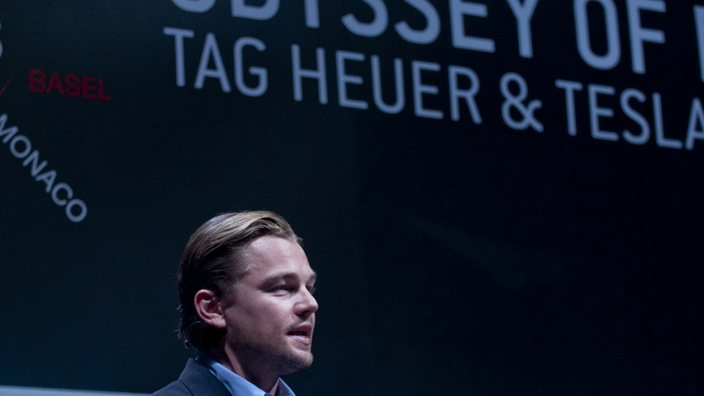 Leonardo DiCaprio at Odyssey of Pioneers launch 
