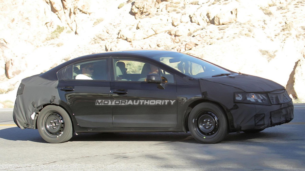 2012 Honda Civic spy shots
