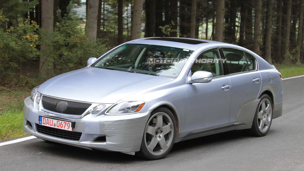 2012 Lexus GS test-mule spy shots