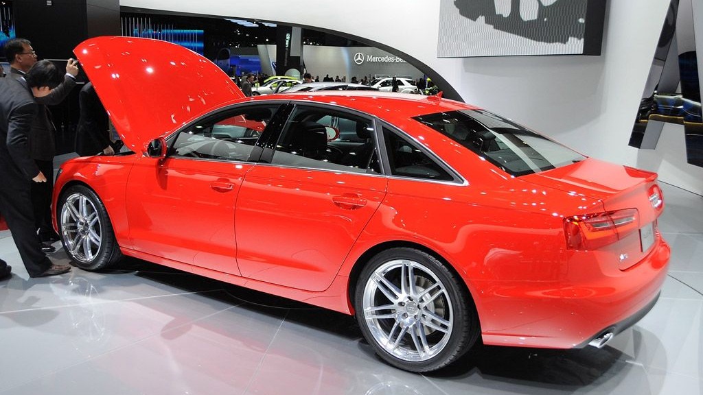 2012 Audi A6 live photos. Photo by Joe Nuxoll.