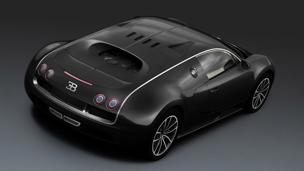 Bugatti Veyron Super Sport Black Carbon edition