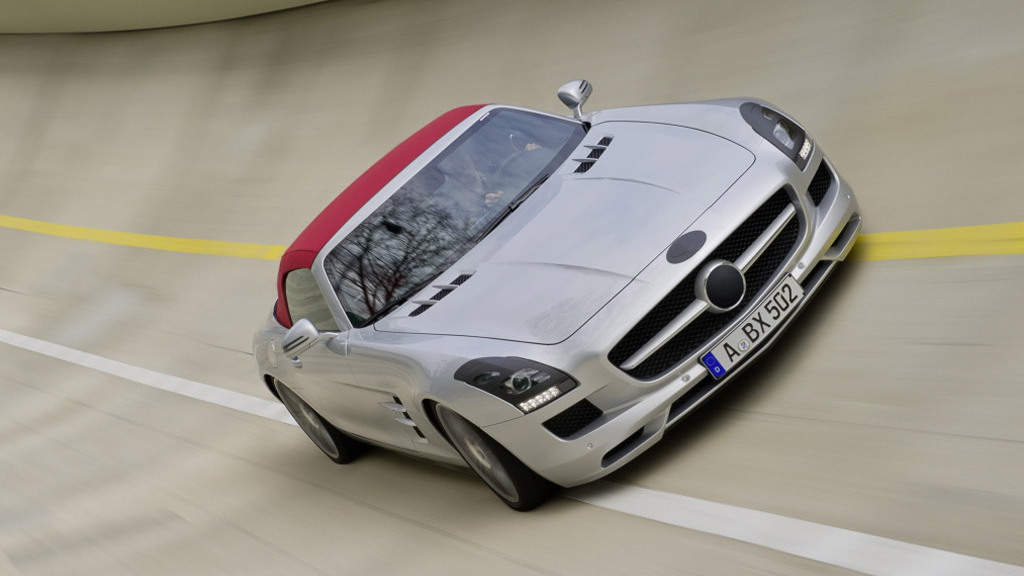 2012 Mercedes-Benz SLS AMG Roadster in final test stage
