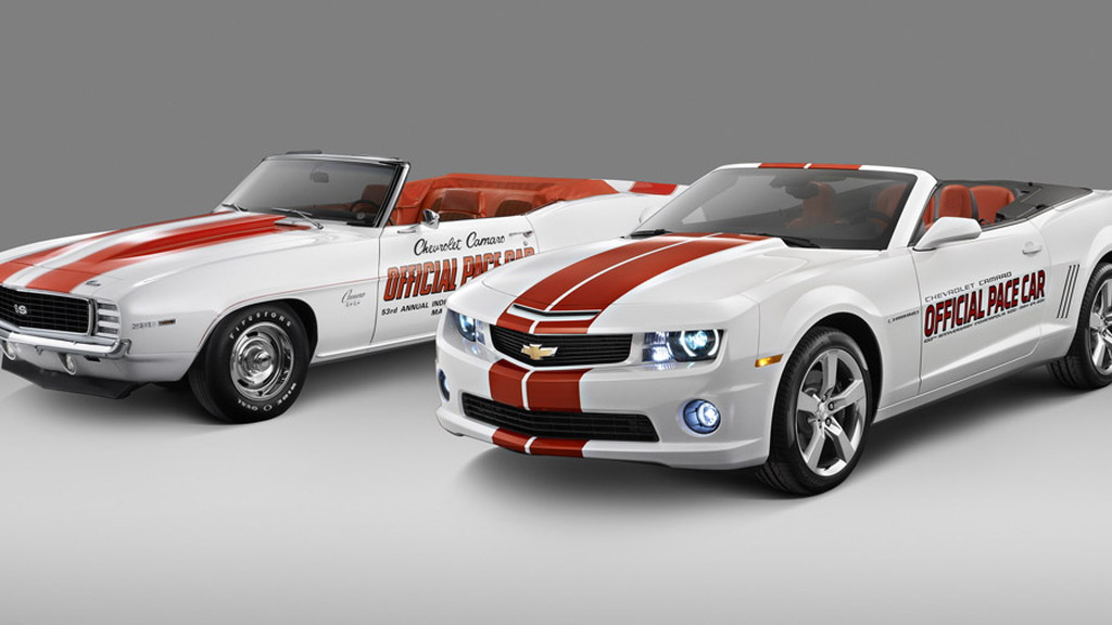 1969 and 2011 Chevrolet Camaro Convertible Indy 500 Pace Car Chevrolet