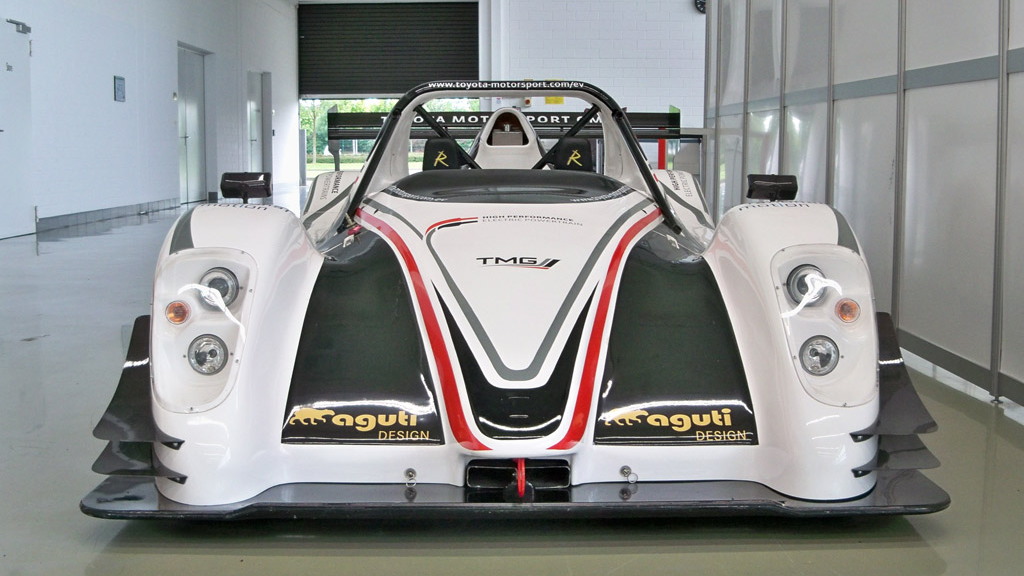 Toyota electric race car prototype live photos - Copyright High Gear Media