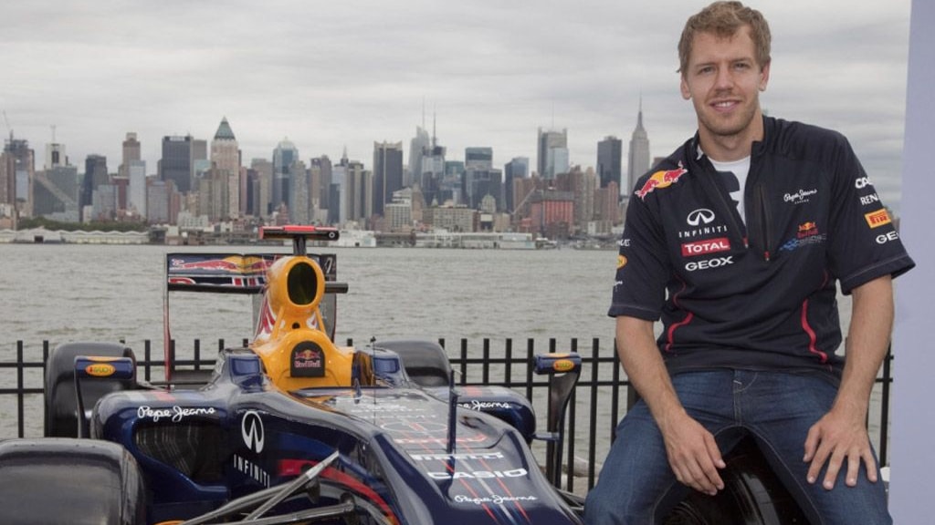 Sebastian Vettel in New Jersey