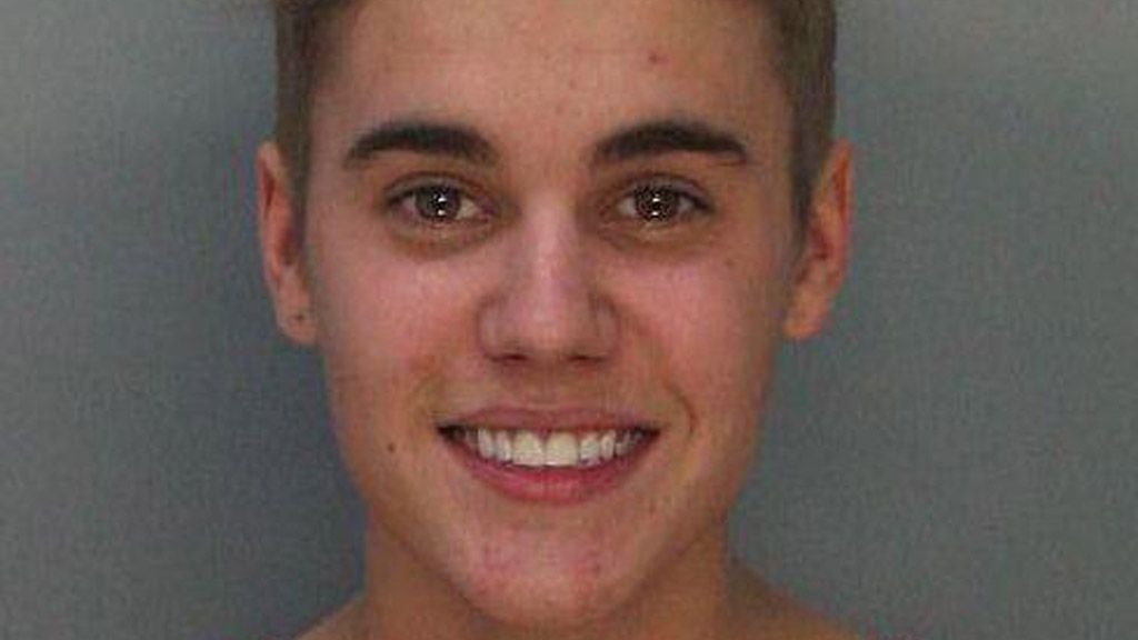 Justin Bieber’s mug shot taken at Miami jail