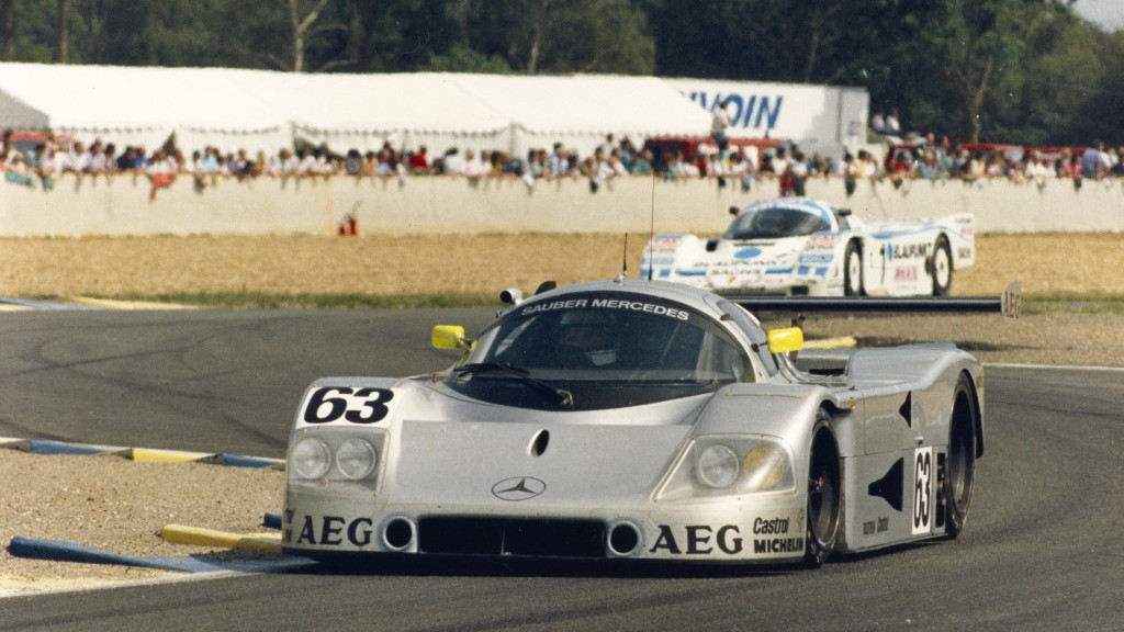 1989 Sauber Mercedes C9 at Le Mans