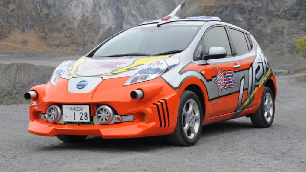 Nissan Leaf and Nissan e-NV200 Ultraman ginga editions
