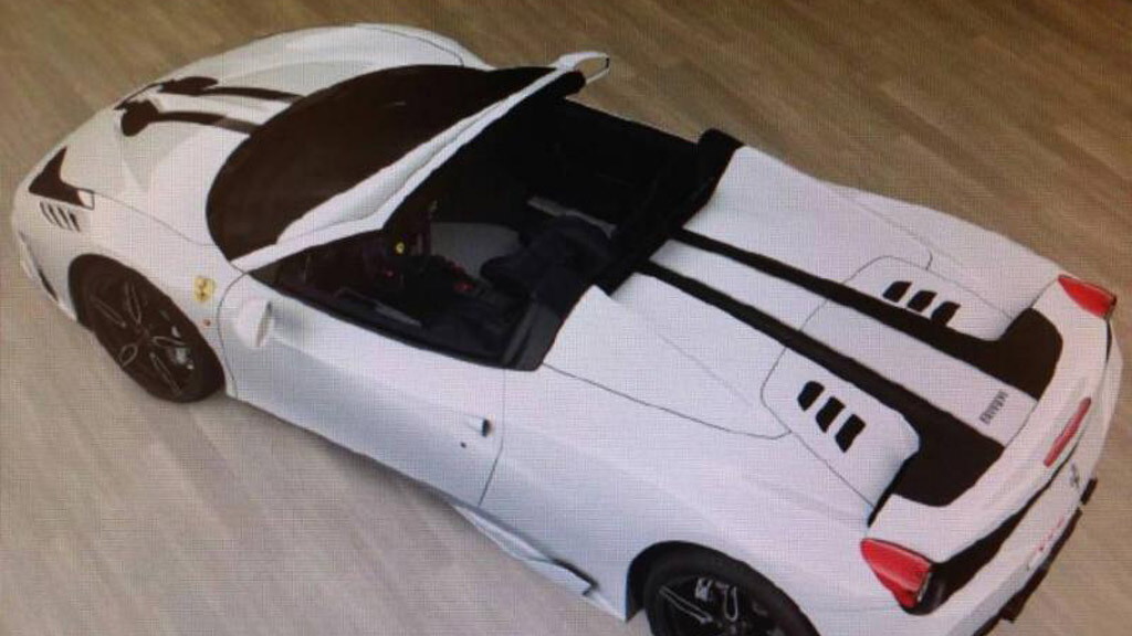 Ferrari 458 VS Spider leaked (Image via 4WheelsNews)