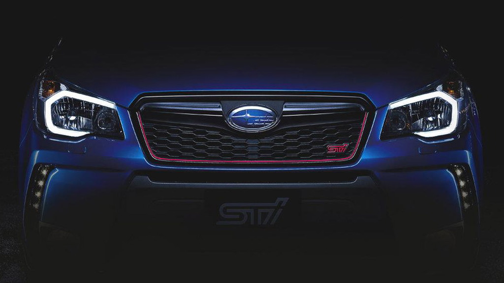Teaser for STI-enhanced Subaru Forester