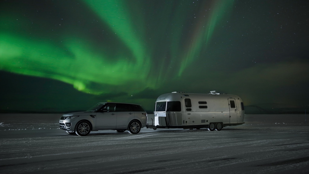 2015 Range Rover Sport Hybrid Arctic Circle Airstream adventure