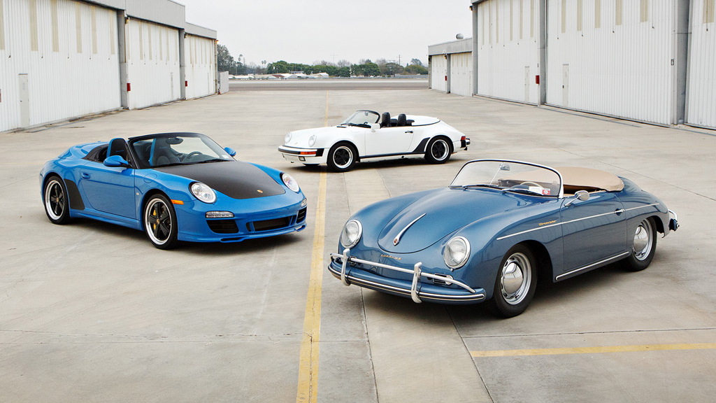 Selection of Porsches from the Jerry Seinfeld collection - Image via Gooding & Company