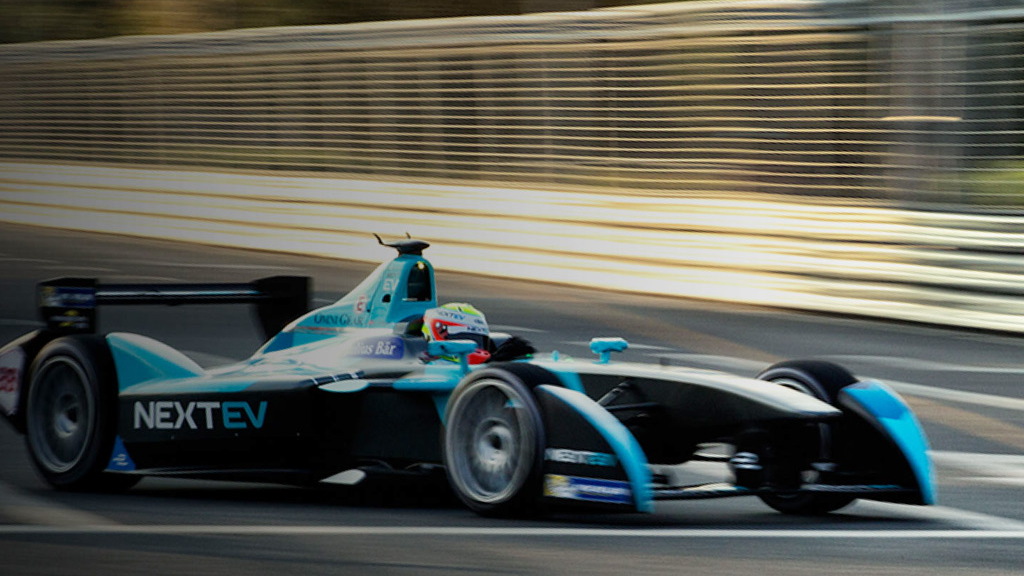 NextEV TCR (Team China Racing) competing in the Formula E Championship