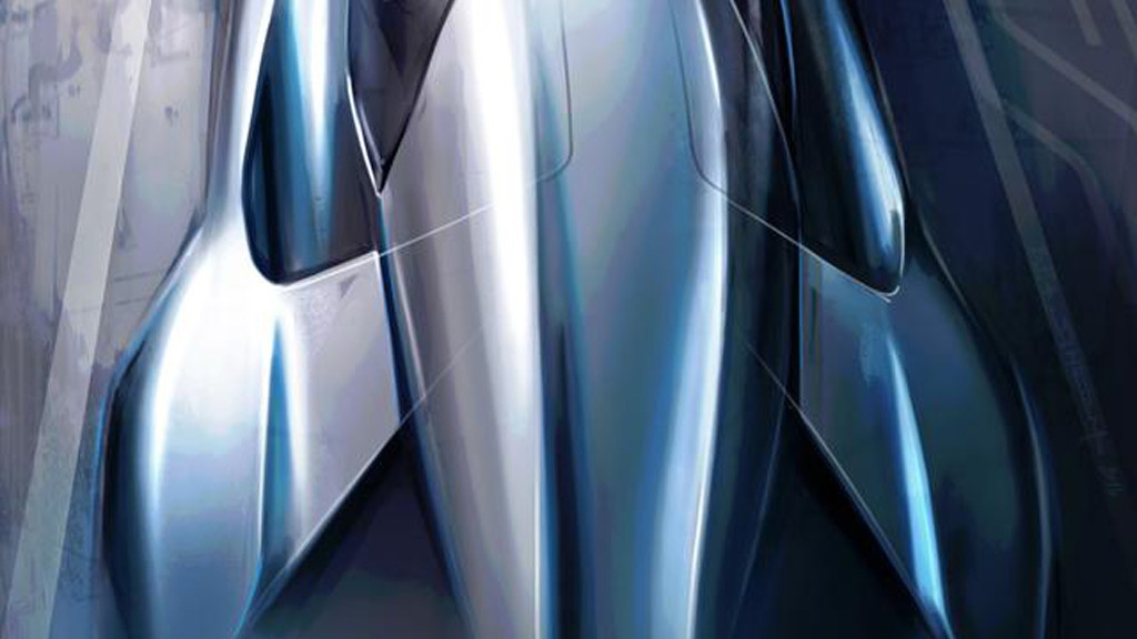 Teaser sketch for NextEV supercar