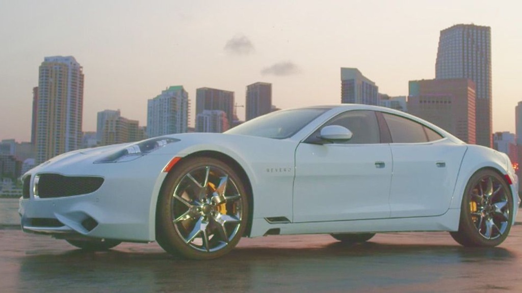 Scene from 2017 Karma Revero television spot