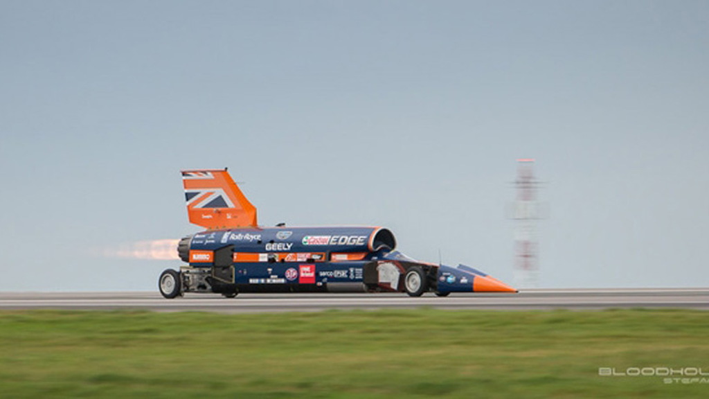 Bloodhound SSC conducts first public test - October 26, 2017