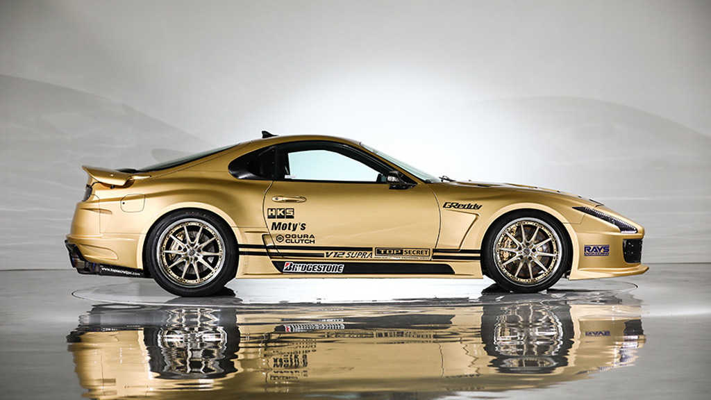 Toyota Supra with V-12 conversion by Top Secret - Image via BH Auction