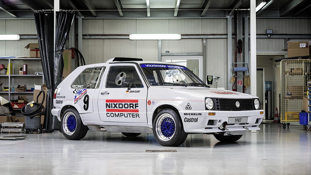 Twin-engined Volkswagen Golf used to race up Pikes Peak