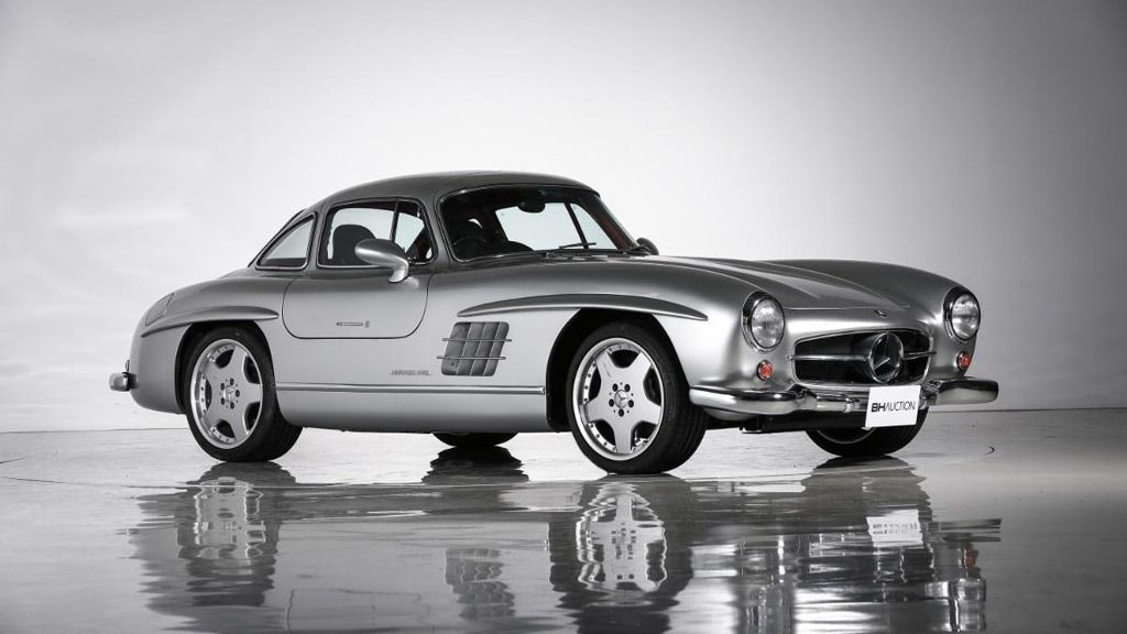 1955 Mercedes-Benz 300SL AMG with right-hand drive - Image via Best Heritage Auction