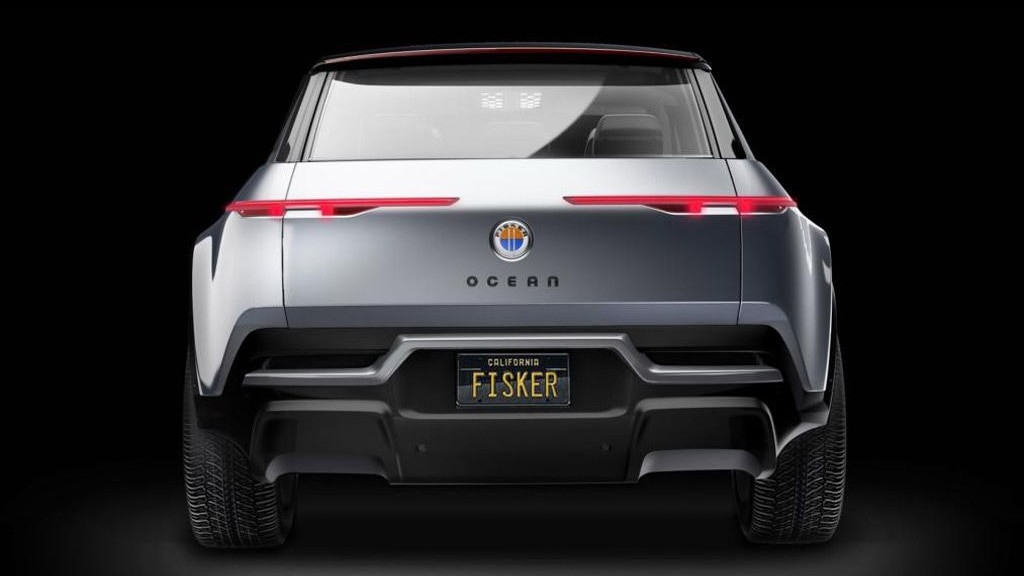 Teaser for Fisker Ocean electric SUV
