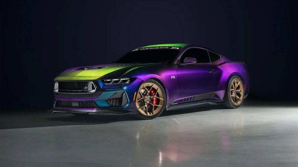 2024 Ford Mustang RTR with Mystichrome paint finish