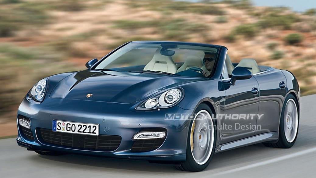 Porsche Panamera Convertible preview rendering