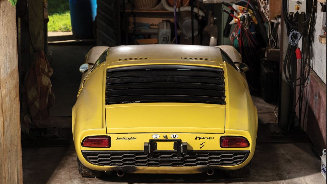 1969 Lamborghini Miura P400 S barn find
