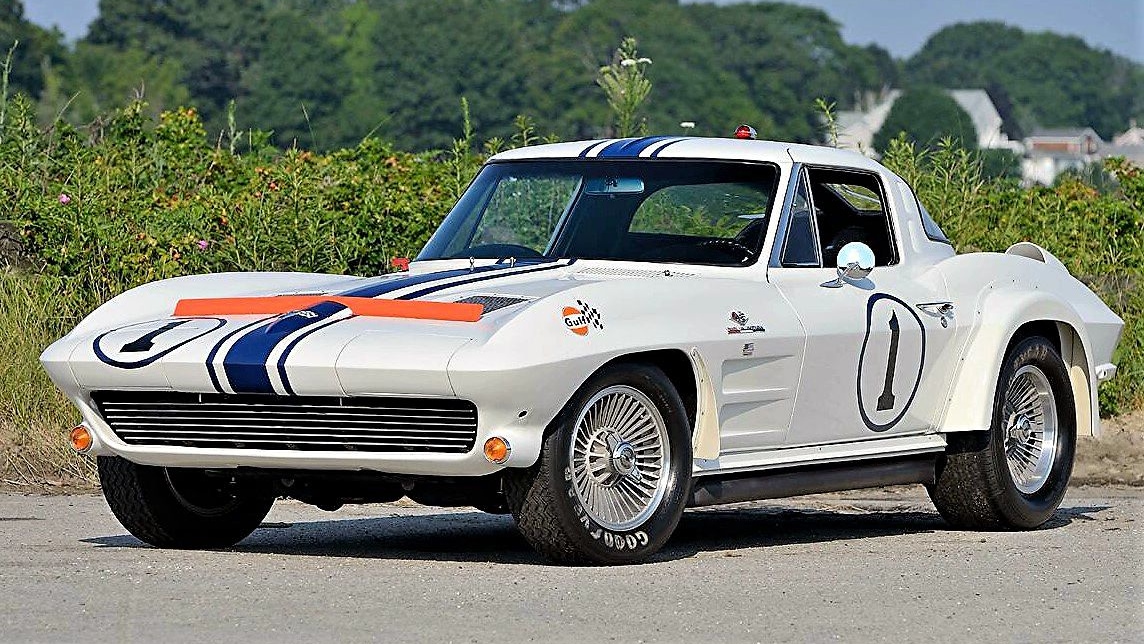The 1963 Z06 'Gulf One' was the most-successful factury-backed C2 | Mecum photos