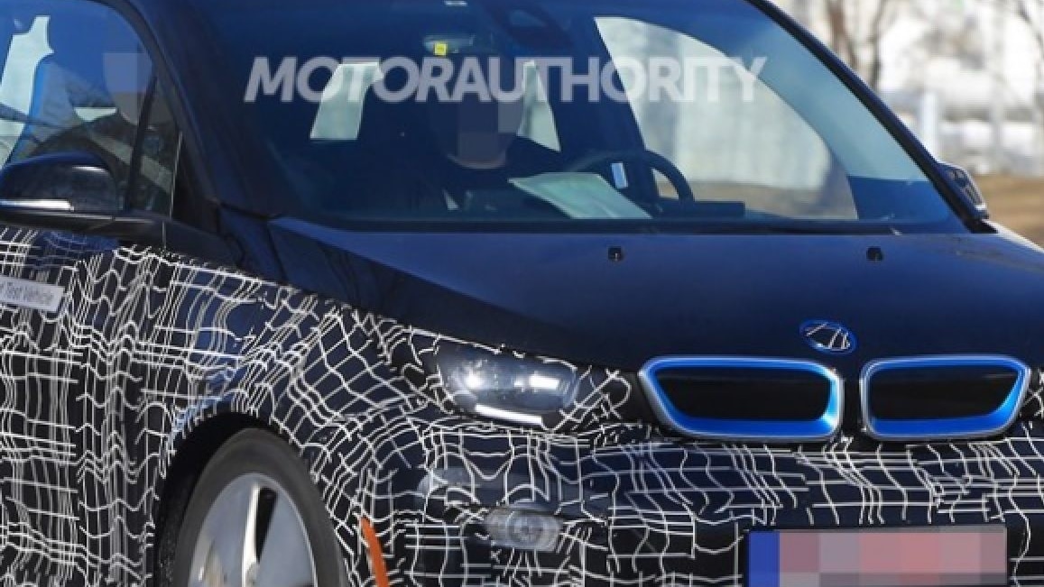 Section of 2018 BMW i3 spy shot  [image via S. Baldauf/SB-Medien, as used on Motor Authority]