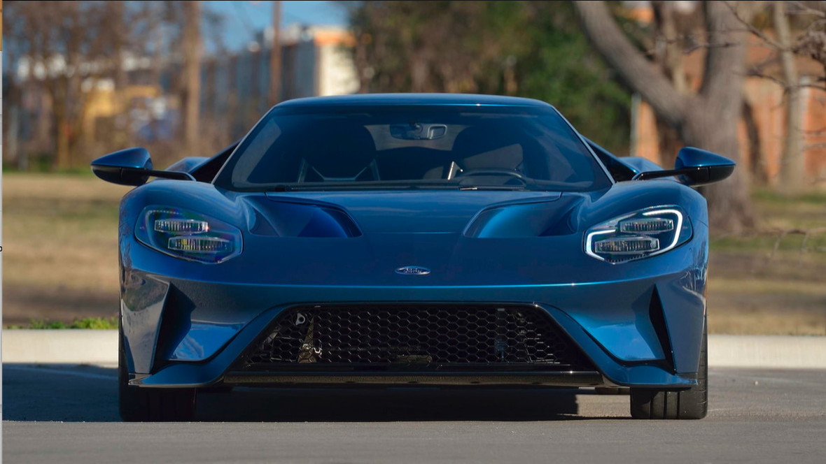 2017 Ford GT originally commissioned by John Cena - Image via Mecum Auctions