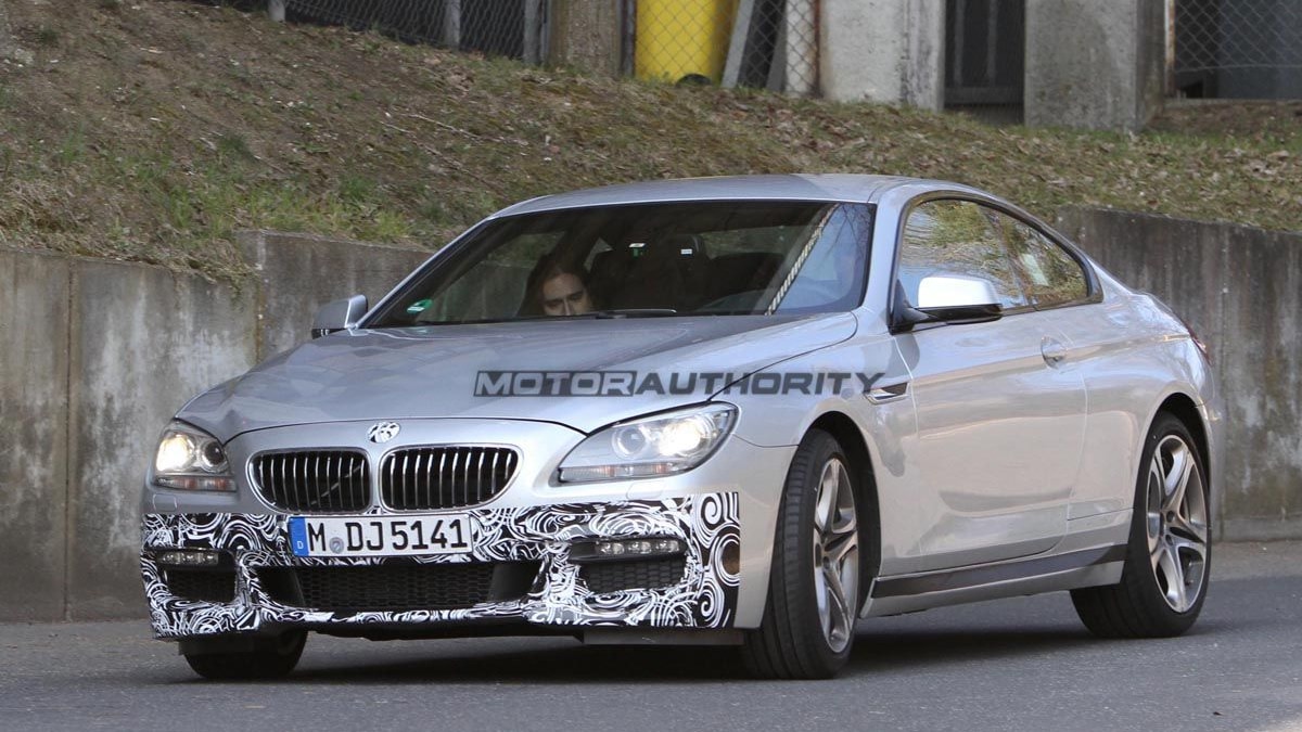 2012 BMW 6-Series Coupe with M Sports Package spy shots