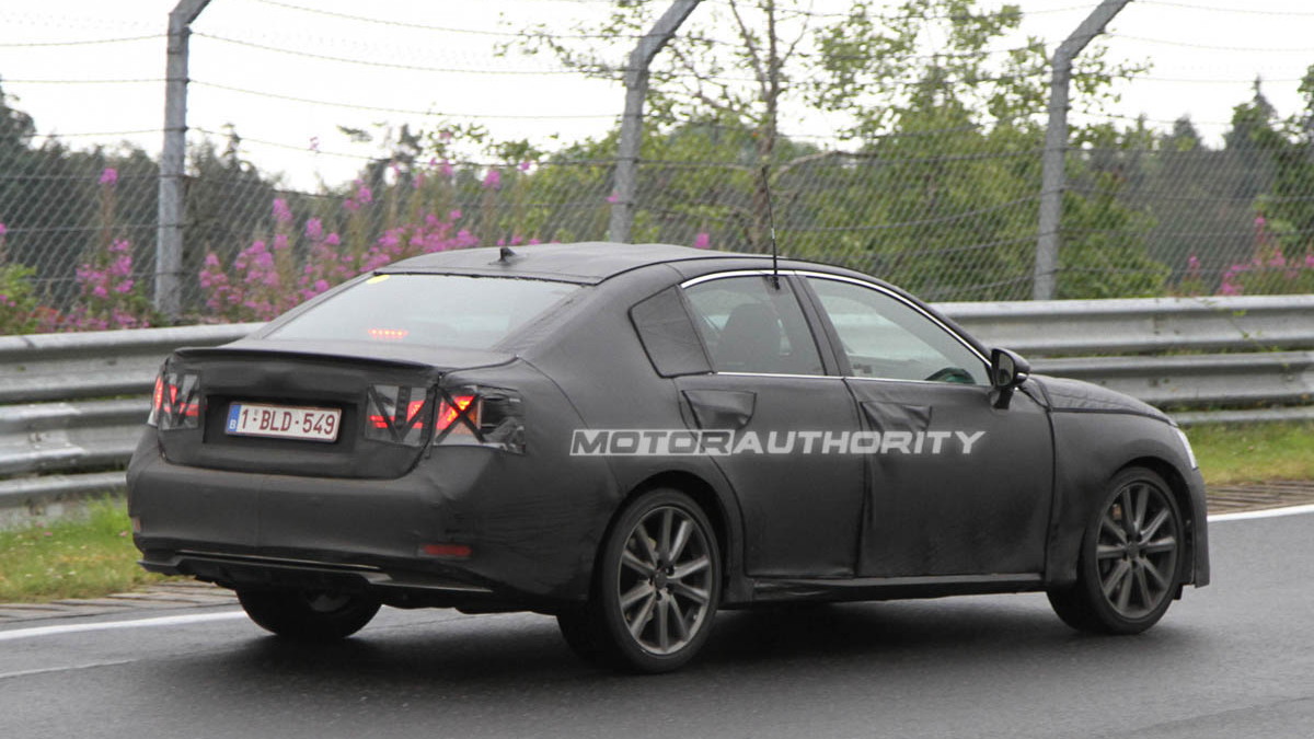 2012 Lexus GS spy shots