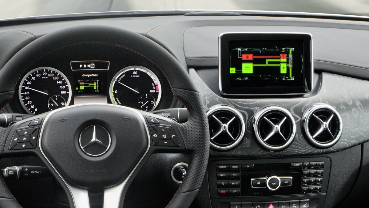 The Mercedes-Benz B-Class E-Cell Plus concept. Image: Mercedes-Benz