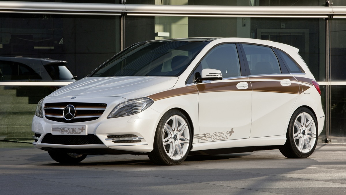 The Mercedes-Benz B-Class E-Cell Plus concept. Image: Mercedes-Benz