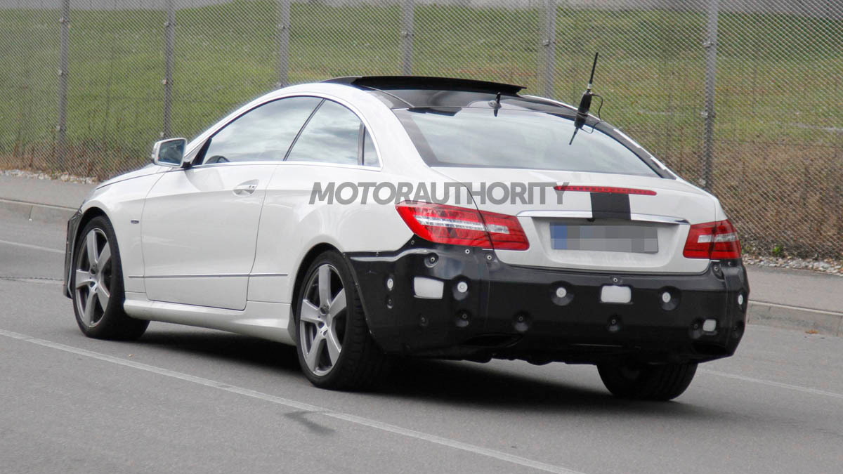 2014 Mercedes-Benz E Class Coupe spy shots