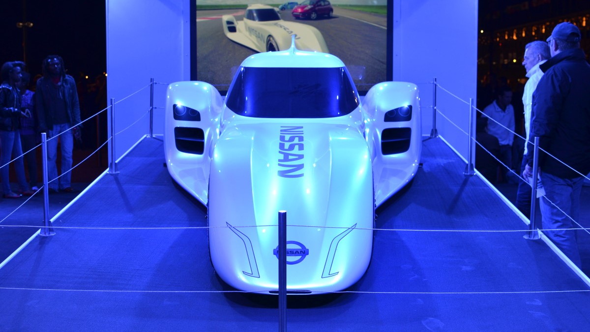 Nissan ZEOD RC electric race car live photos, 24 Hours of Le Mans, 2013