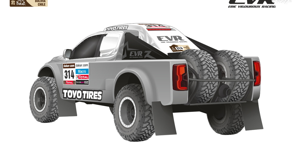 EVR Proto VX 101 Rally Raid Concept Dakar race truck