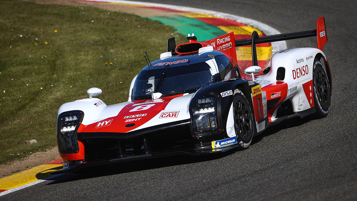 Toyota GR010 Hybrid LMH race car at the 2021 6 Hours of Spa