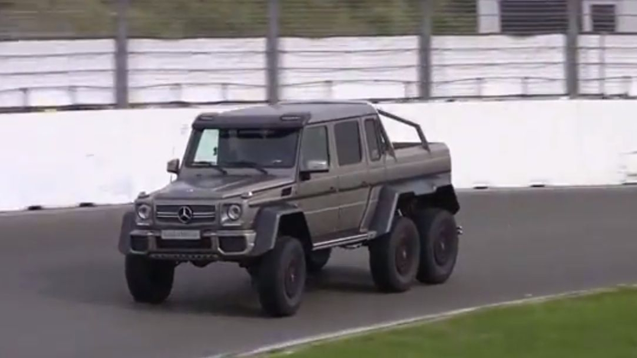 Mercedes Benz G63 Amg 6x6 Terrorizes Supercars At Zandvoort