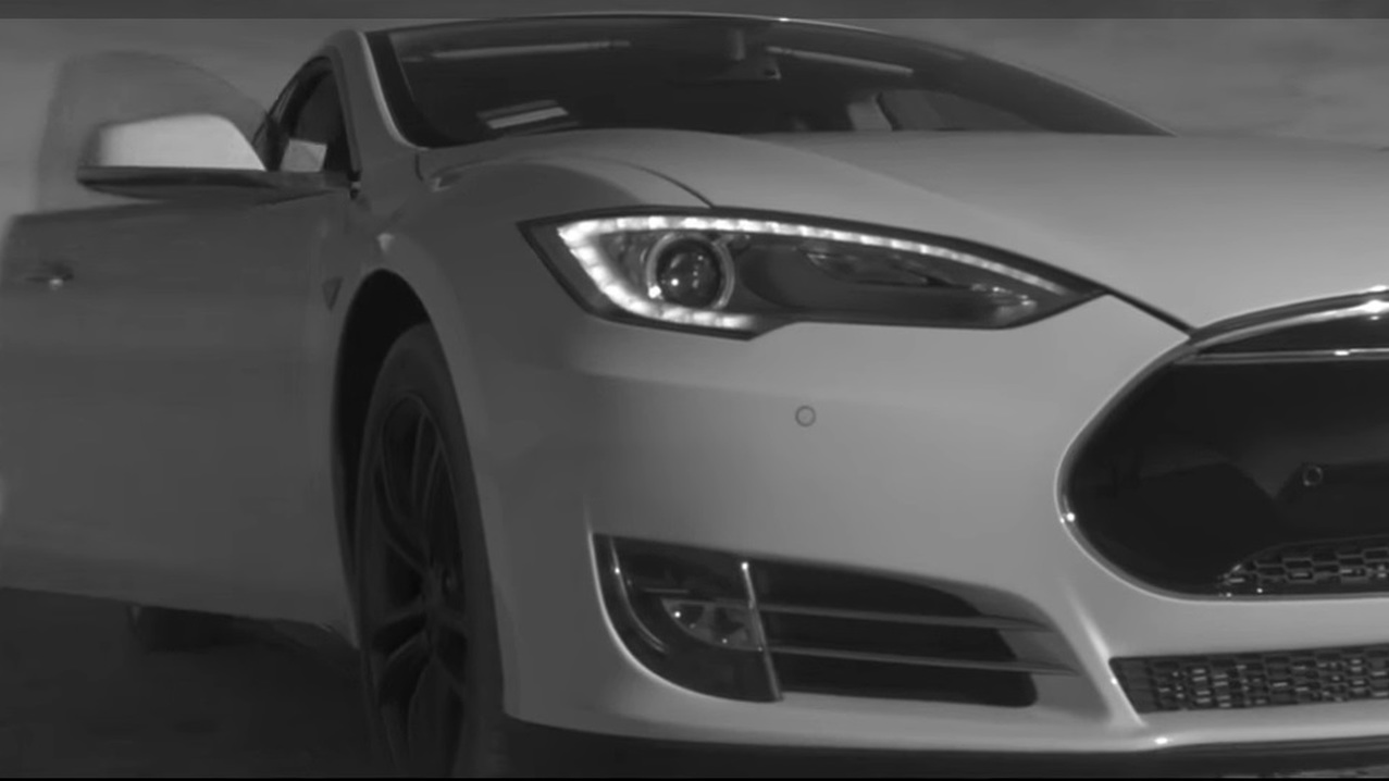 Frame from "Tesla—Not a Dream" unofficial commercial video, 2016, directed by Freise Brothers