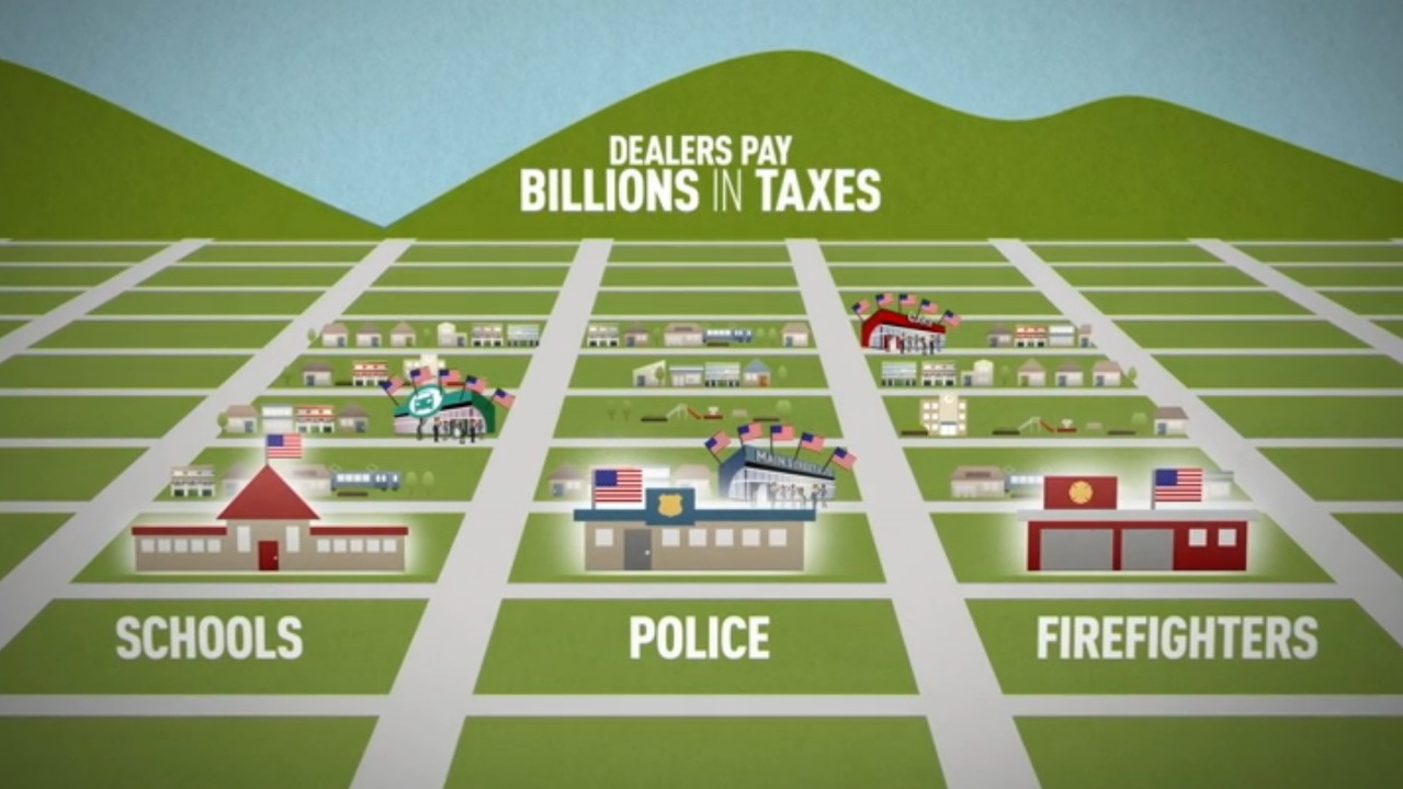 Frame from 'A Good Deal for All' video, by National Automobile Dealers Association (NADA), June 2014