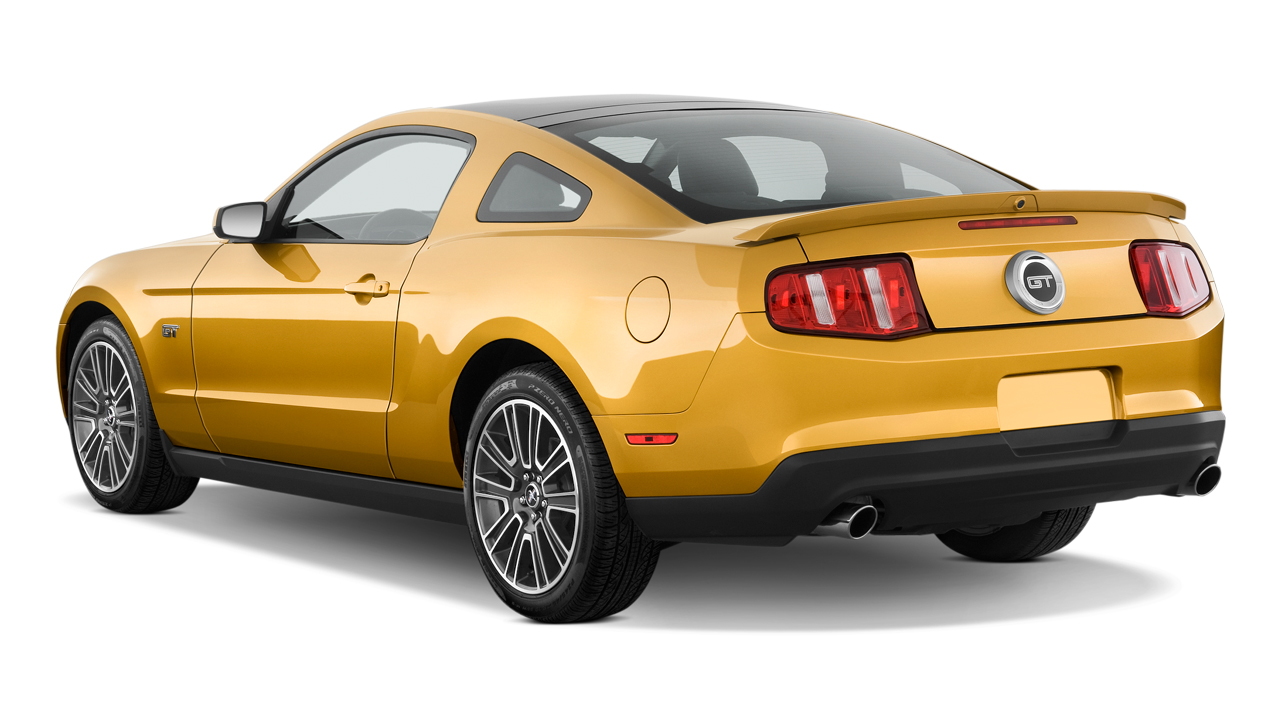 2010 Ford Mustang 2-door Coupe GT Premium Angular Rear Exterior View
