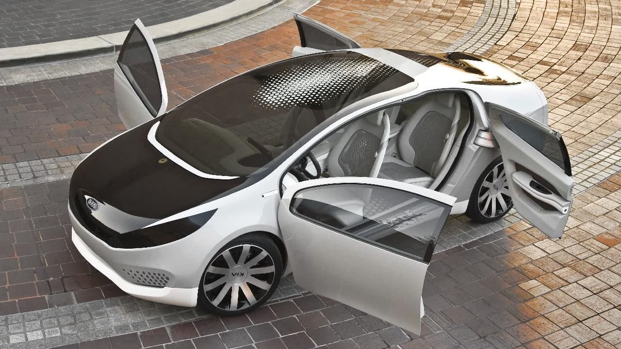 Kia Ray plug-in hybrid concept car 