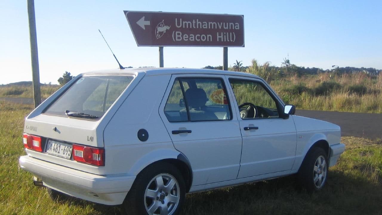 2009 Volkswagen CitiGolf at Umthamvuna Nature Preserve, KwaZulu-Natal, South Africa