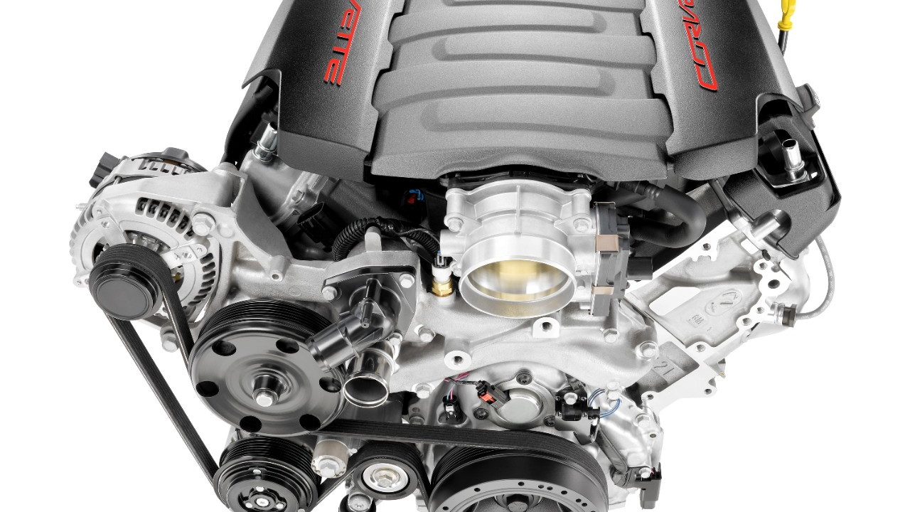 2014 Chevrolet Corvette LT-1 V-8 engine