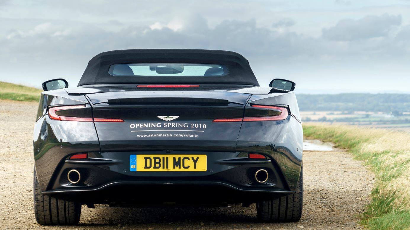 2018 Aston Martin DB11 Volante teaser