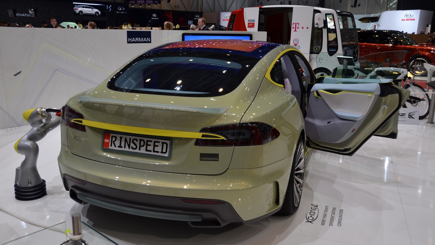 Rinspeed XchangE concept - 2014 Geneva Motor Show live photos