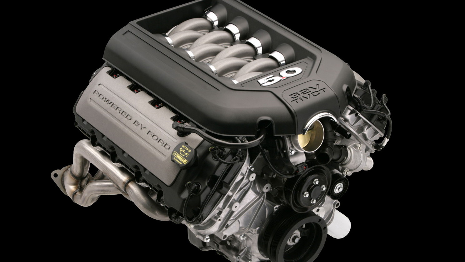 New 5.0-liter V-8  -  2011 Ford Mustang GT