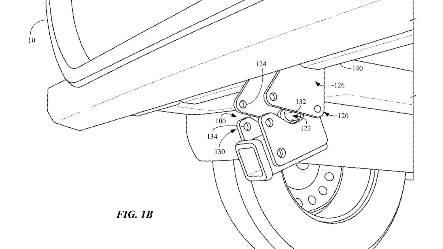 Rivian accessory hitch patent image