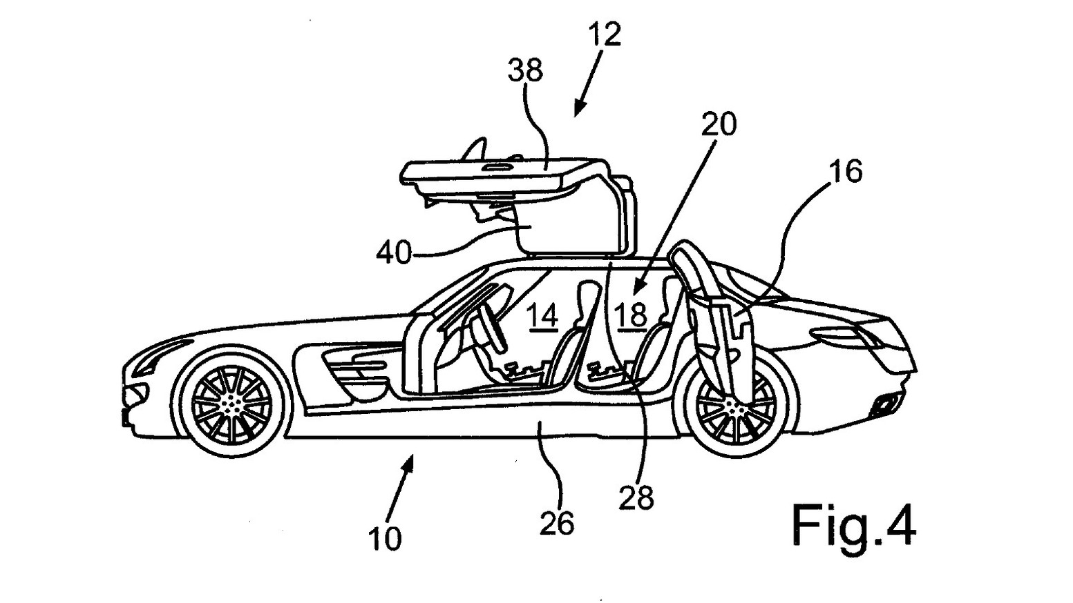 Four-door SLS AMG patent images 